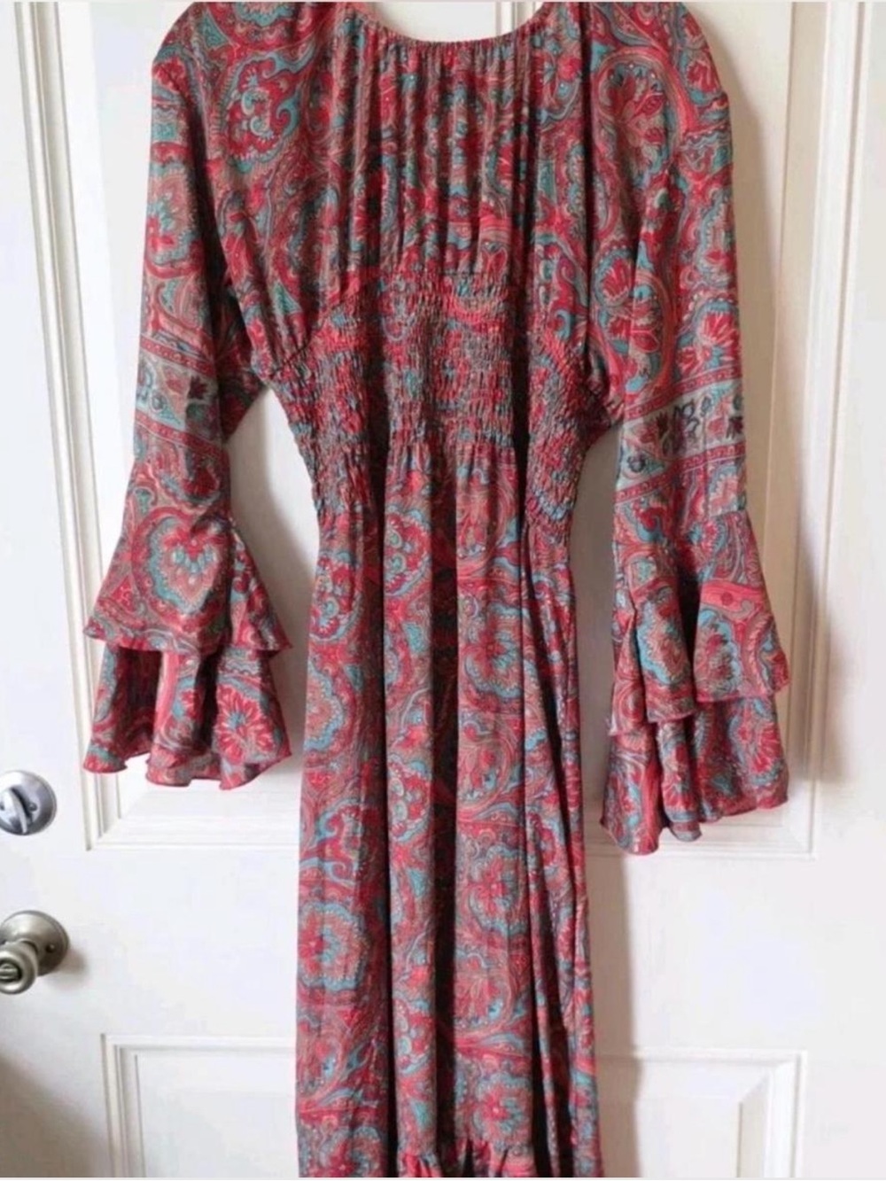 Earthbound Trading Co. Paisley Maxi Dress - Picture 8 of 10